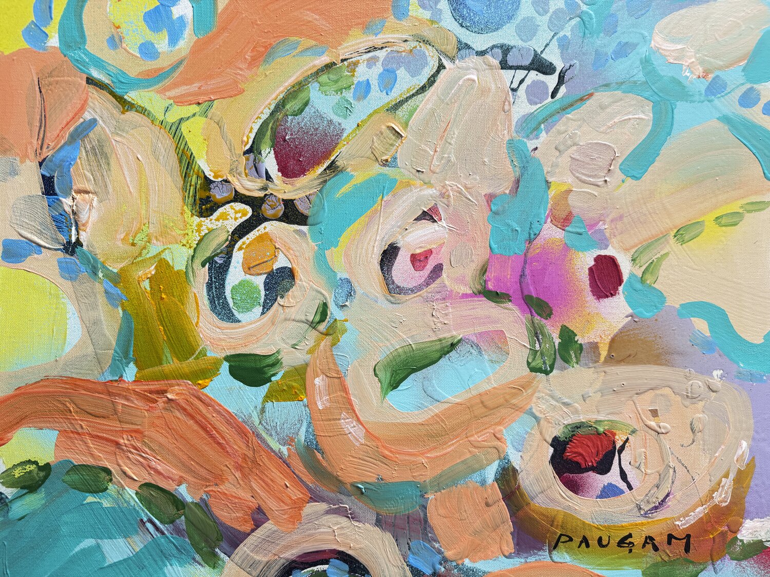 Petite amourette Daniel PAUGAM Original painting for sale