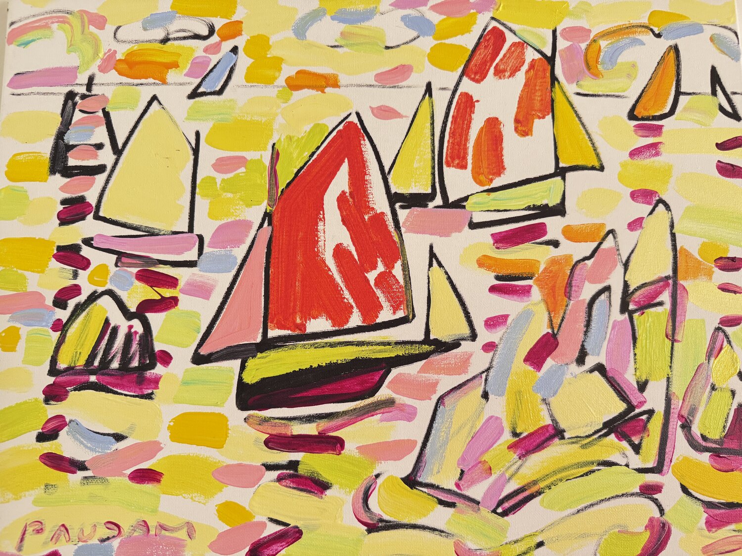 Petite balade en mer Daniel PAUGAM Original painting for sale