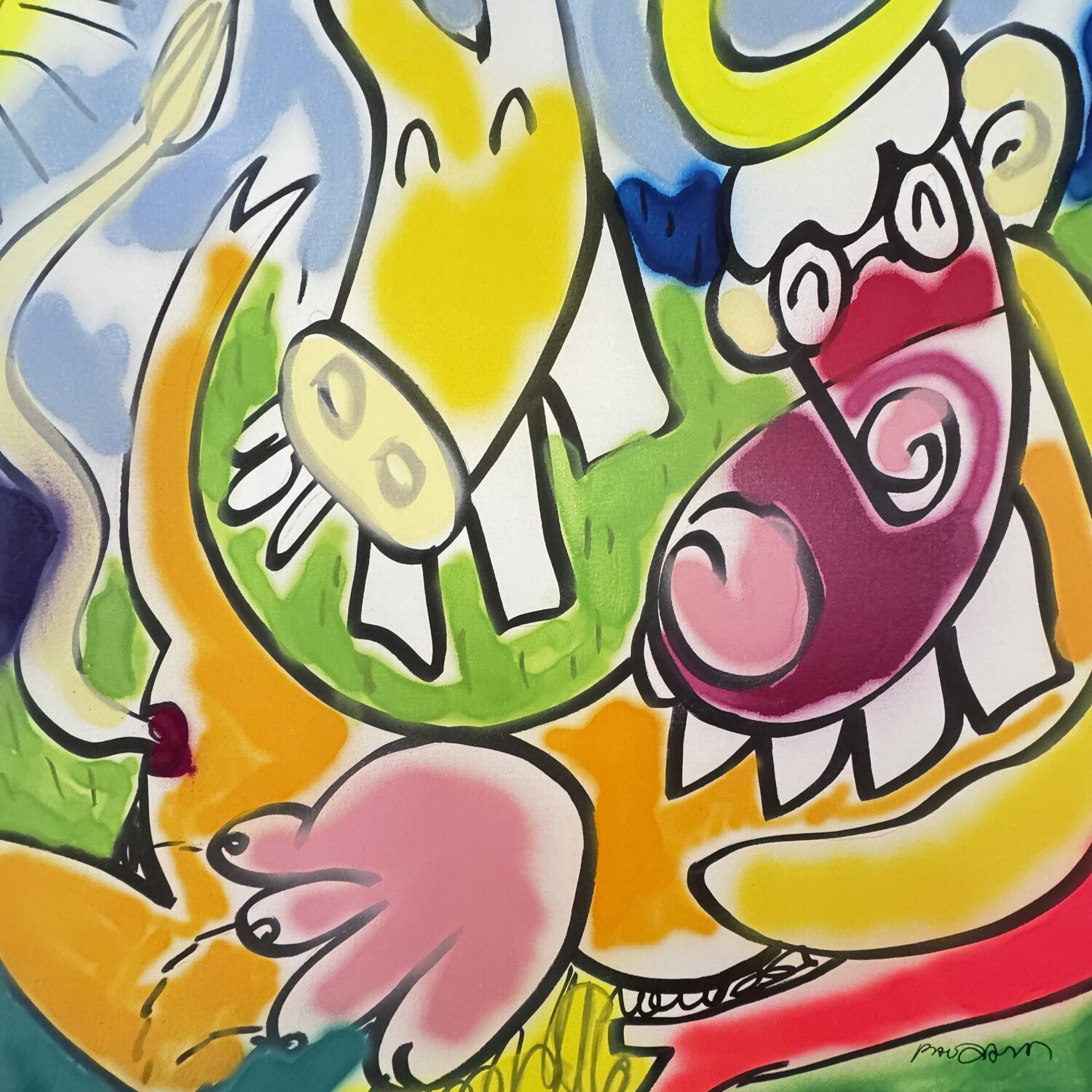La belle vie Daniel PAUGAM Original painting for sale