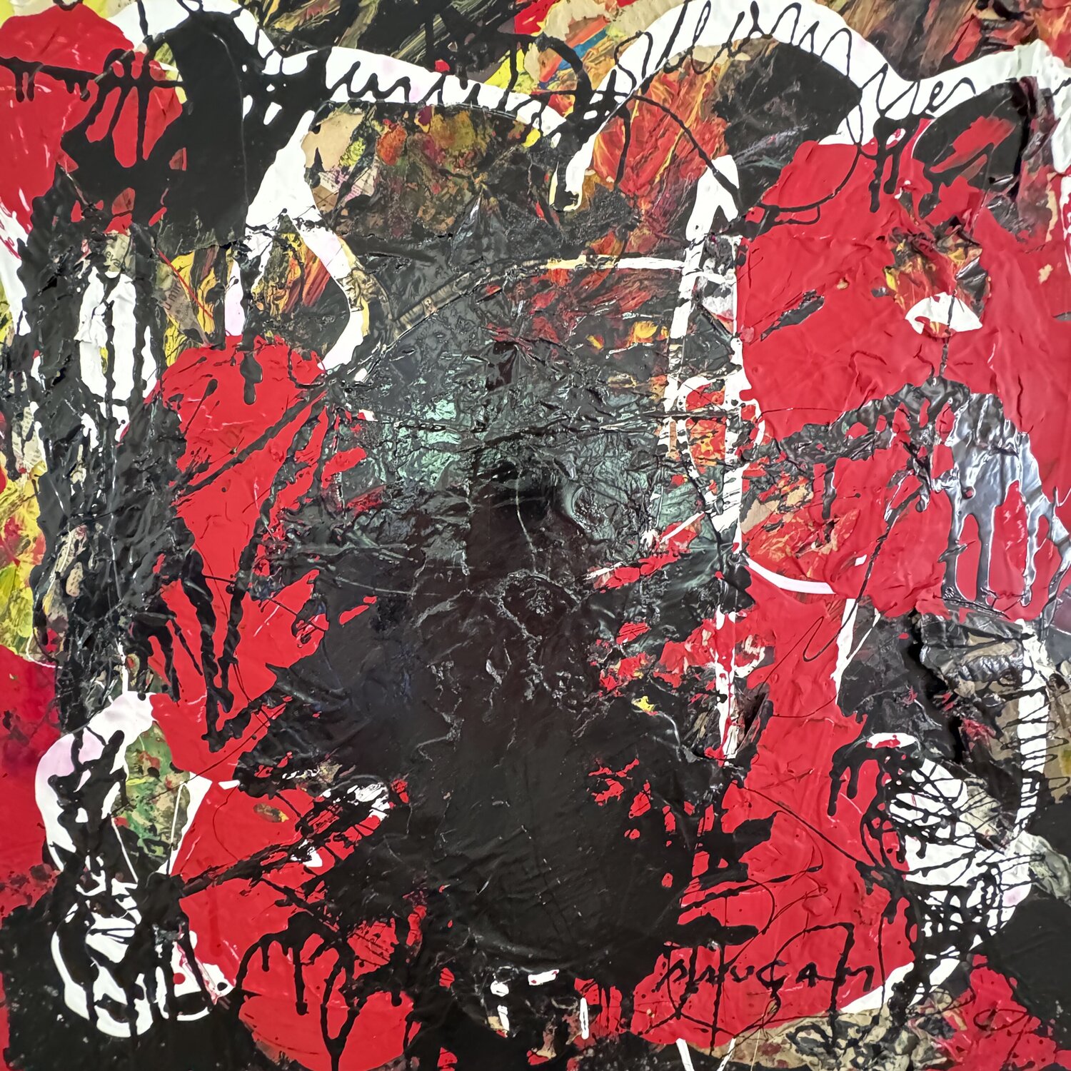 Tao Tsé Tougn 3 Daniel PAUGAM Original painting for sale