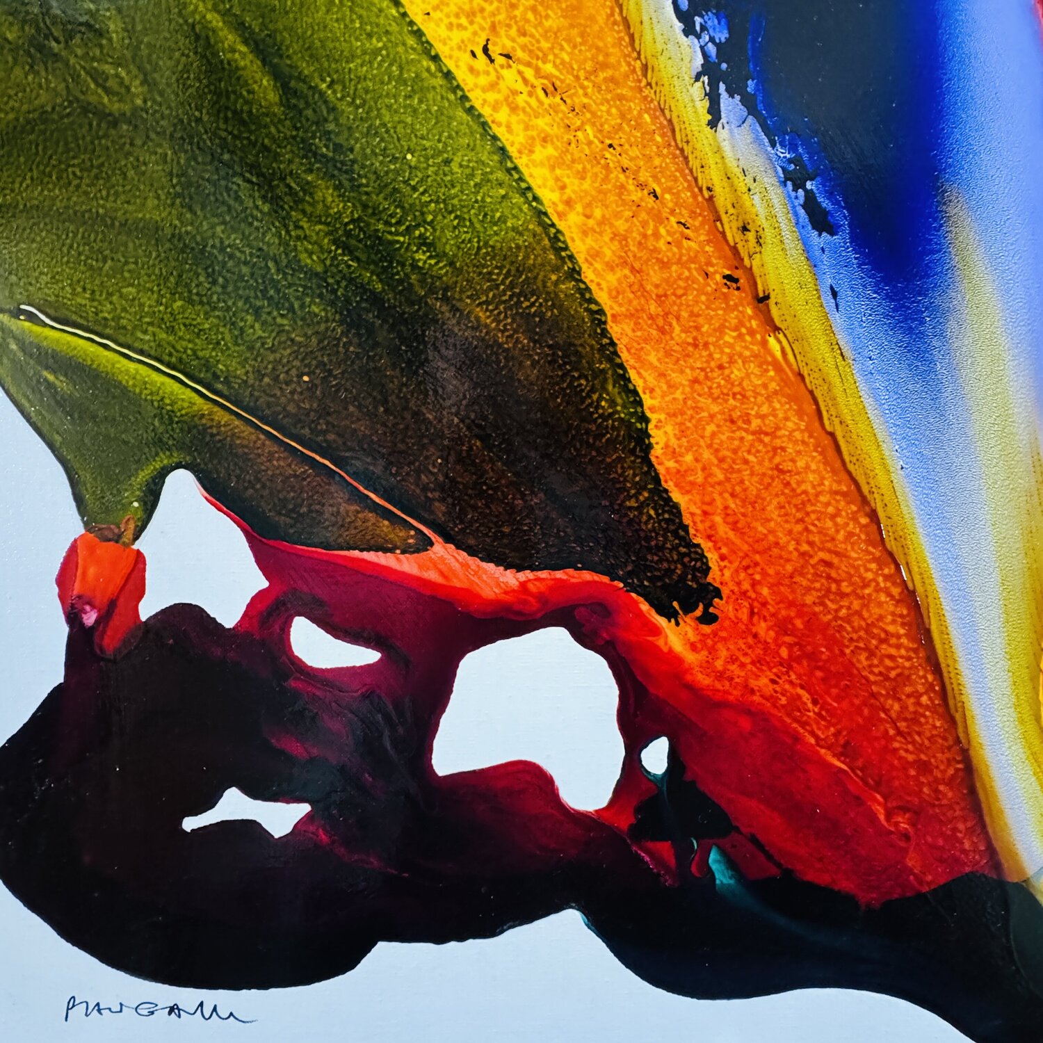 Aile attendant Daniel PAUGAM Original painting for sale