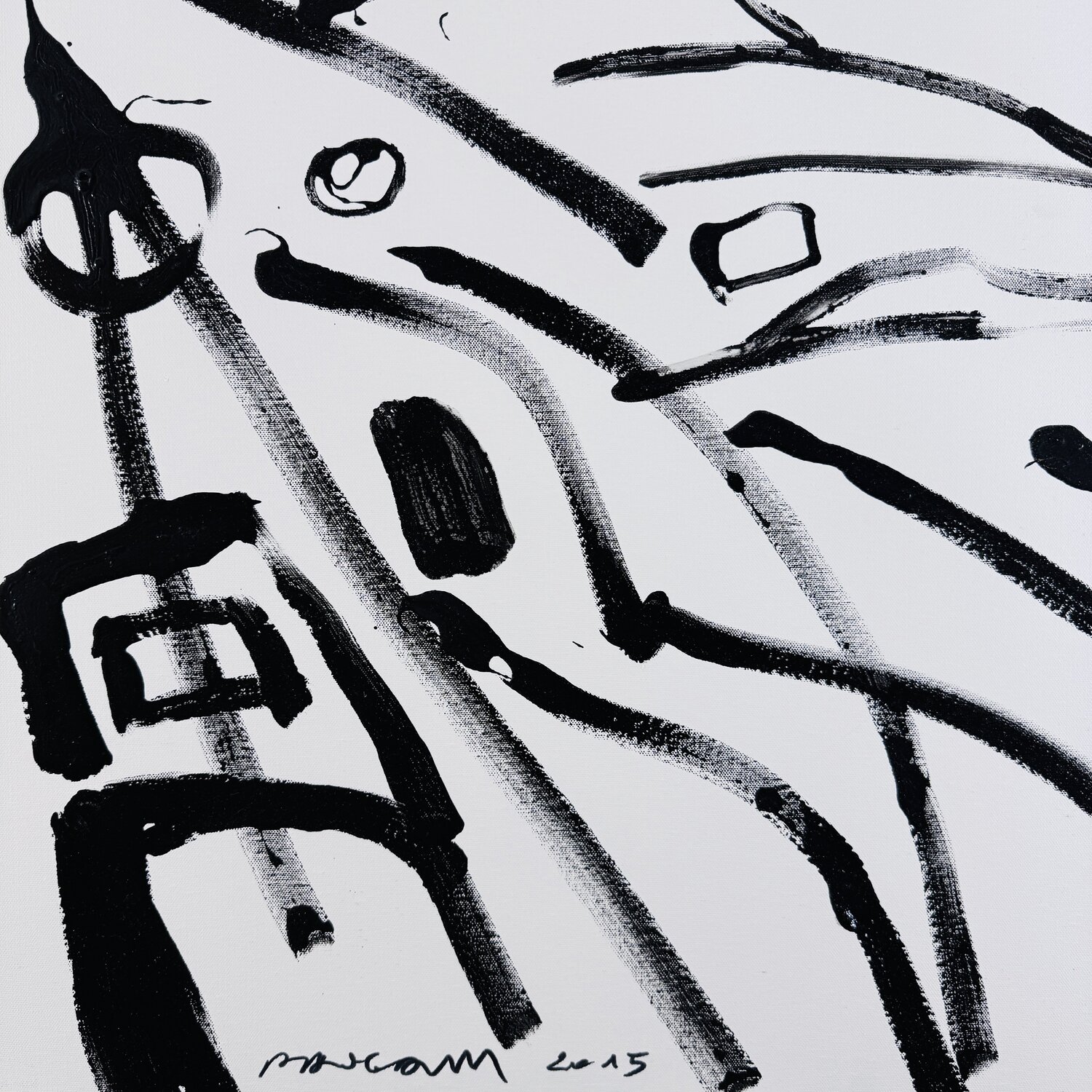 L’homme parfait Daniel PAUGAM Original painting for sale