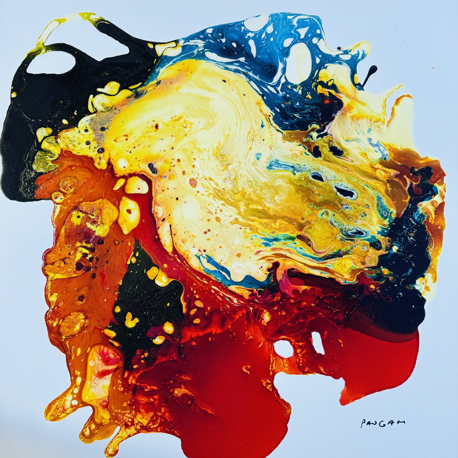 Vide sidéral Daniel PAUGAM Original painting for sale