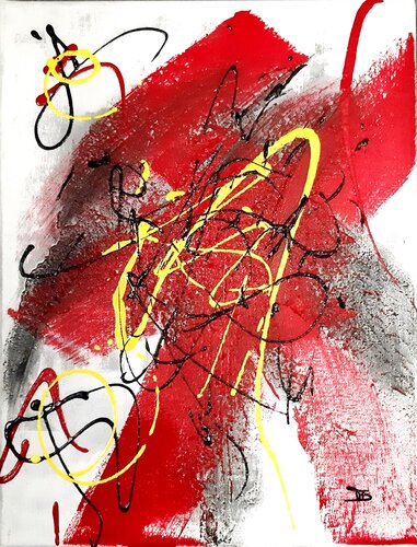 RUBIS by Véronique Durand, Painting for Sale on Select