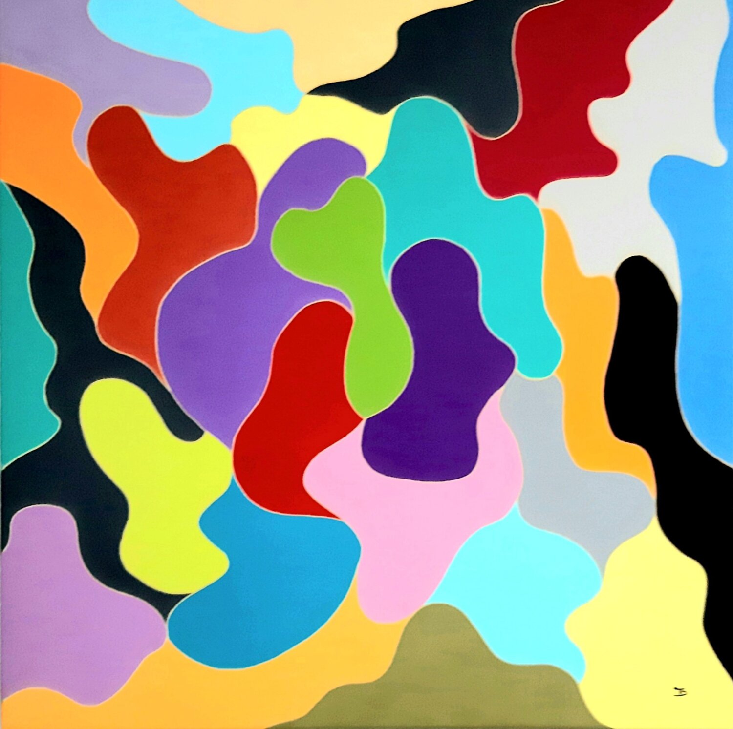 CONSTELLATION INTERIEURE Véronique Durand Original painting for sale