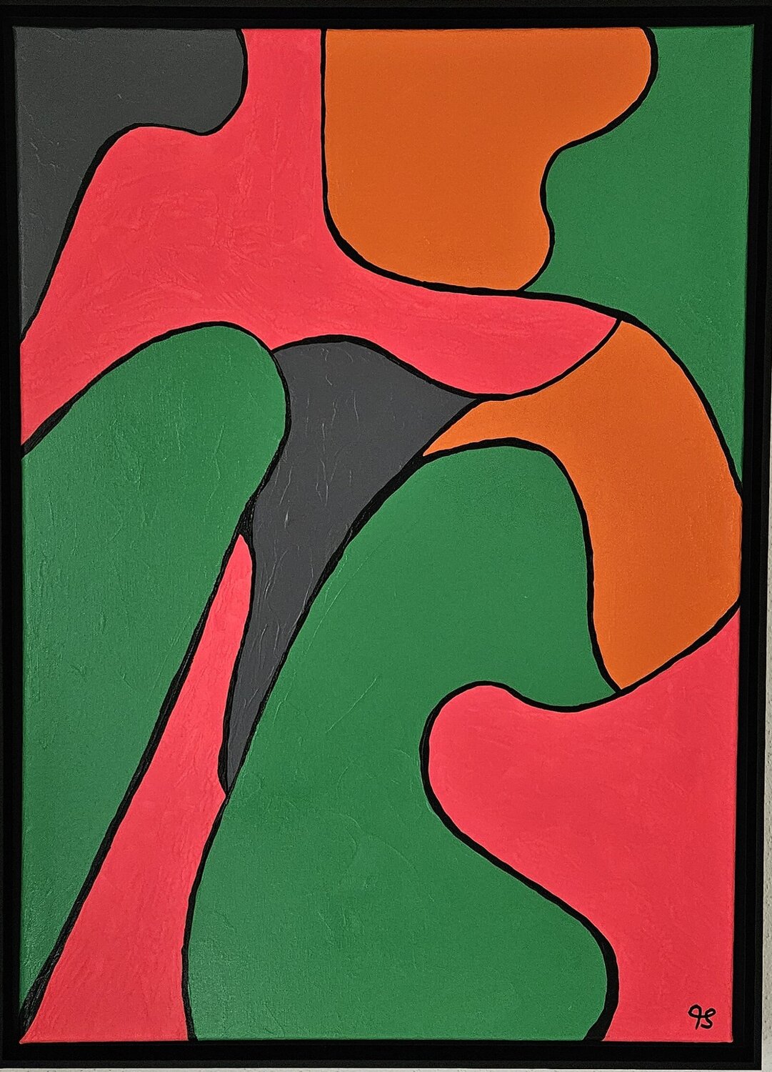 Seventies Susanne Tritscher Original painting for sale
