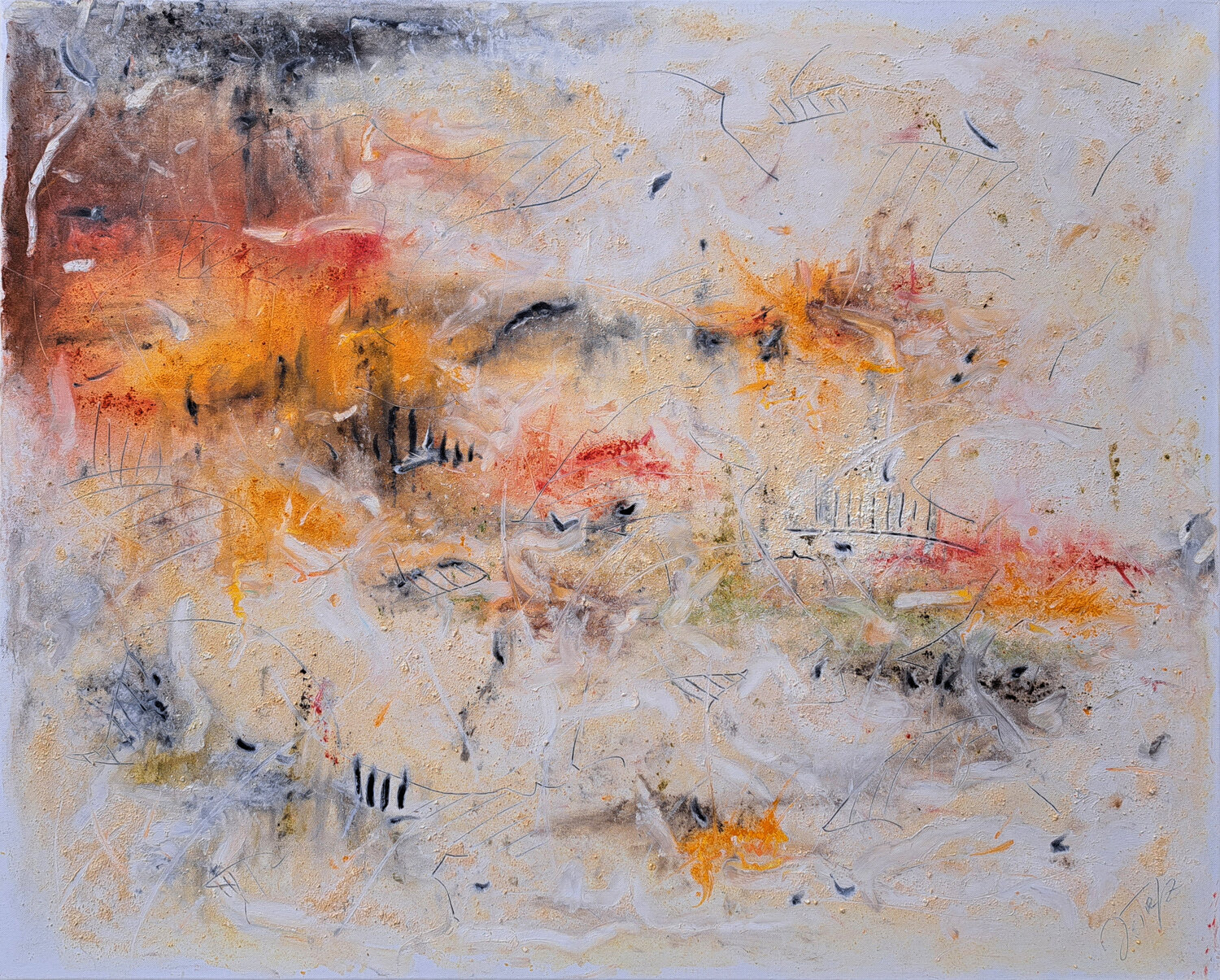 sued Justina Trefz Original painting for sale