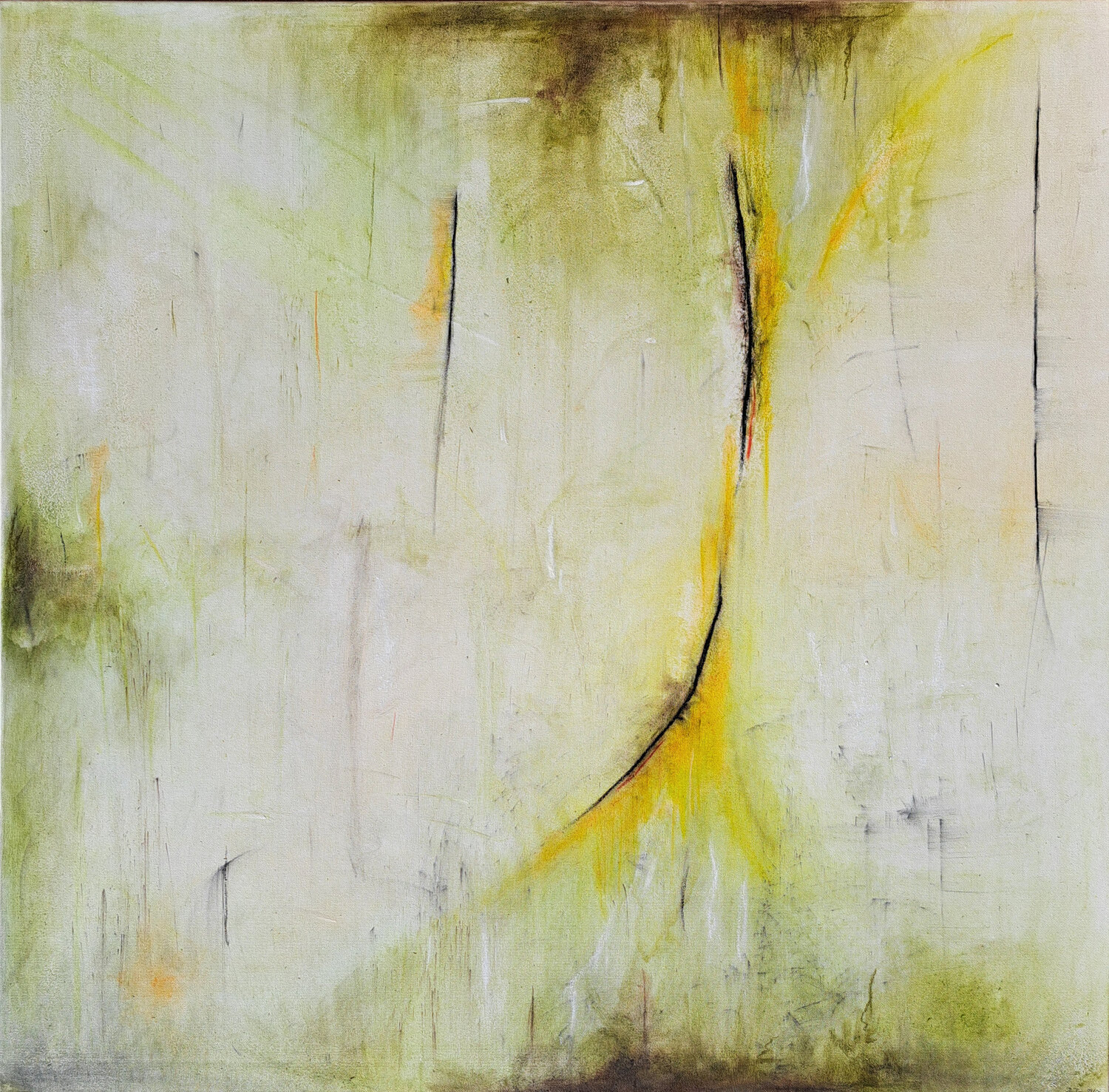 con-template Justina Trefz Original painting for sale