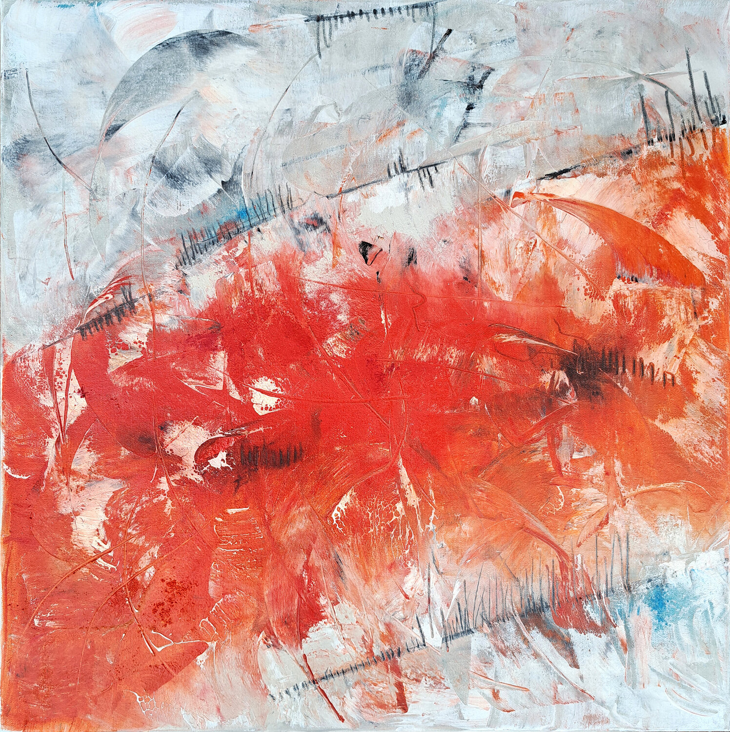 be:tween Justina Trefz Original painting for sale