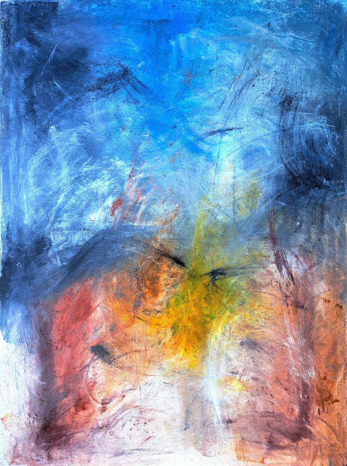 Fly Me to the Sky Justina Trefz Original painting for sale