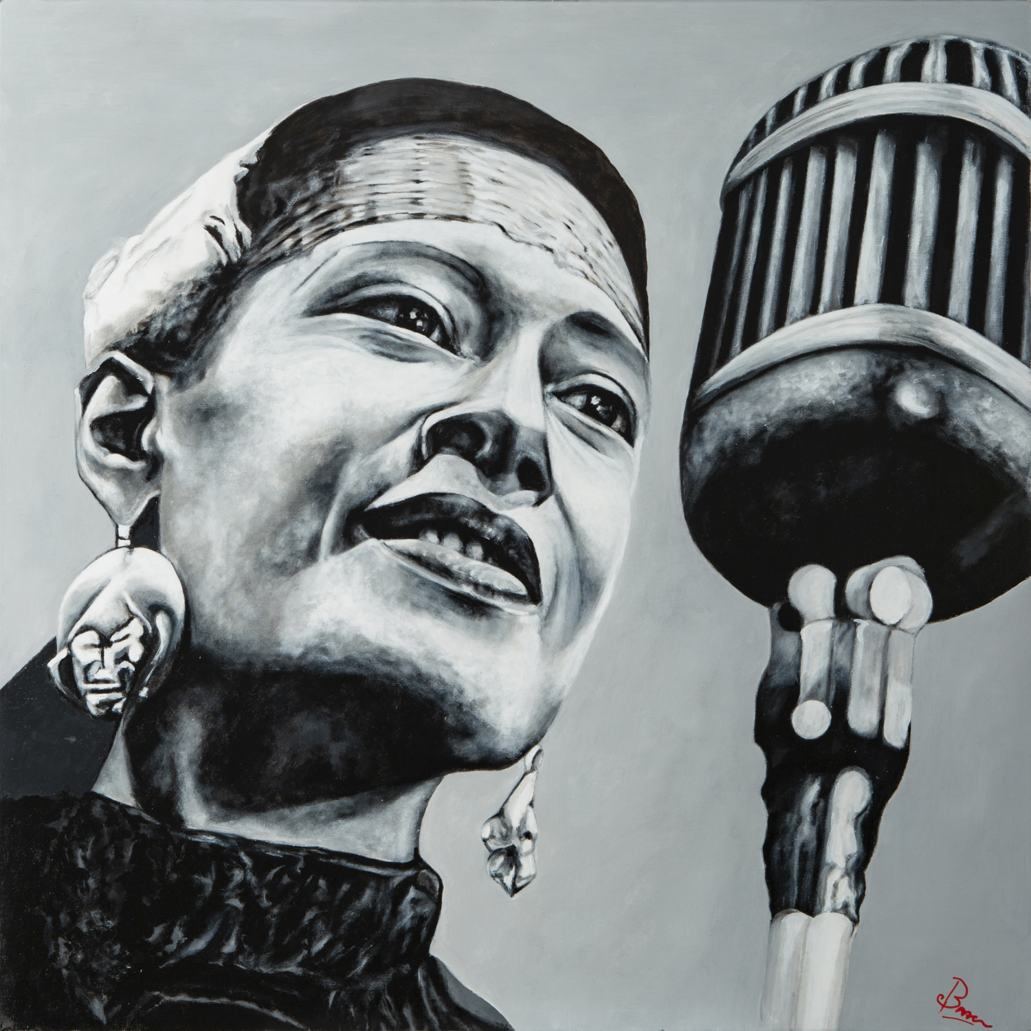 Lady Day paolo braccini Original painting for sale