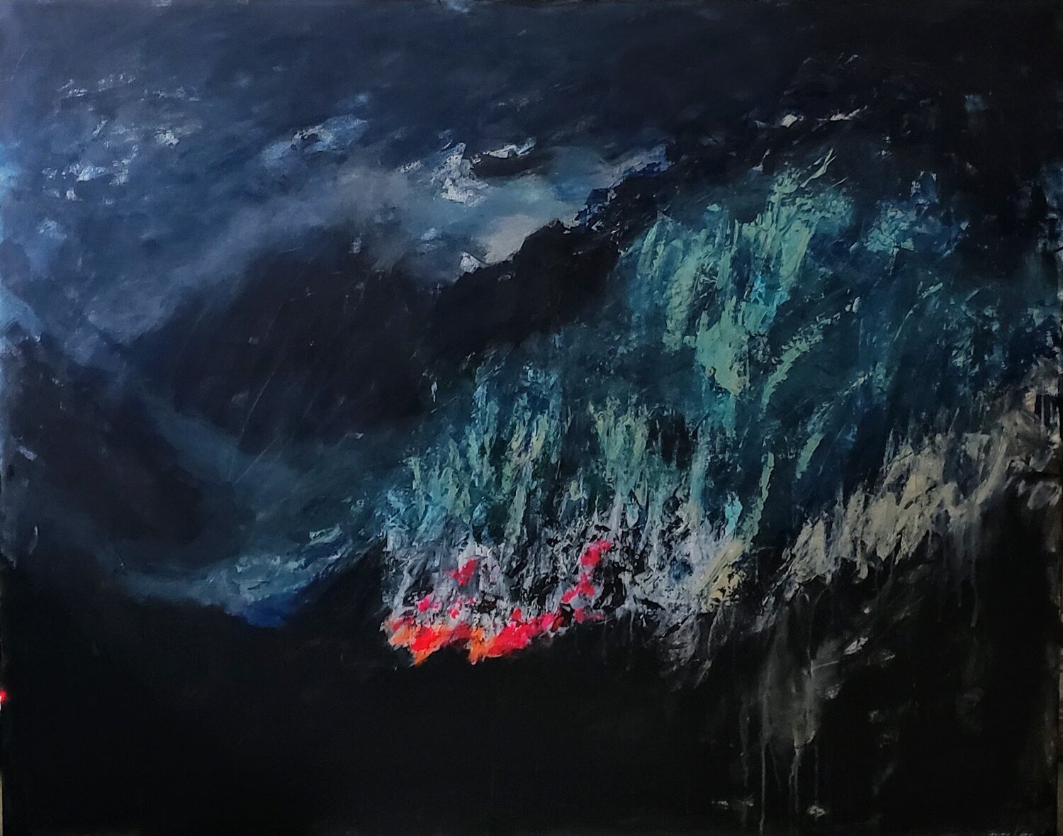 Midnight  Song Terrence Dean Original painting for sale