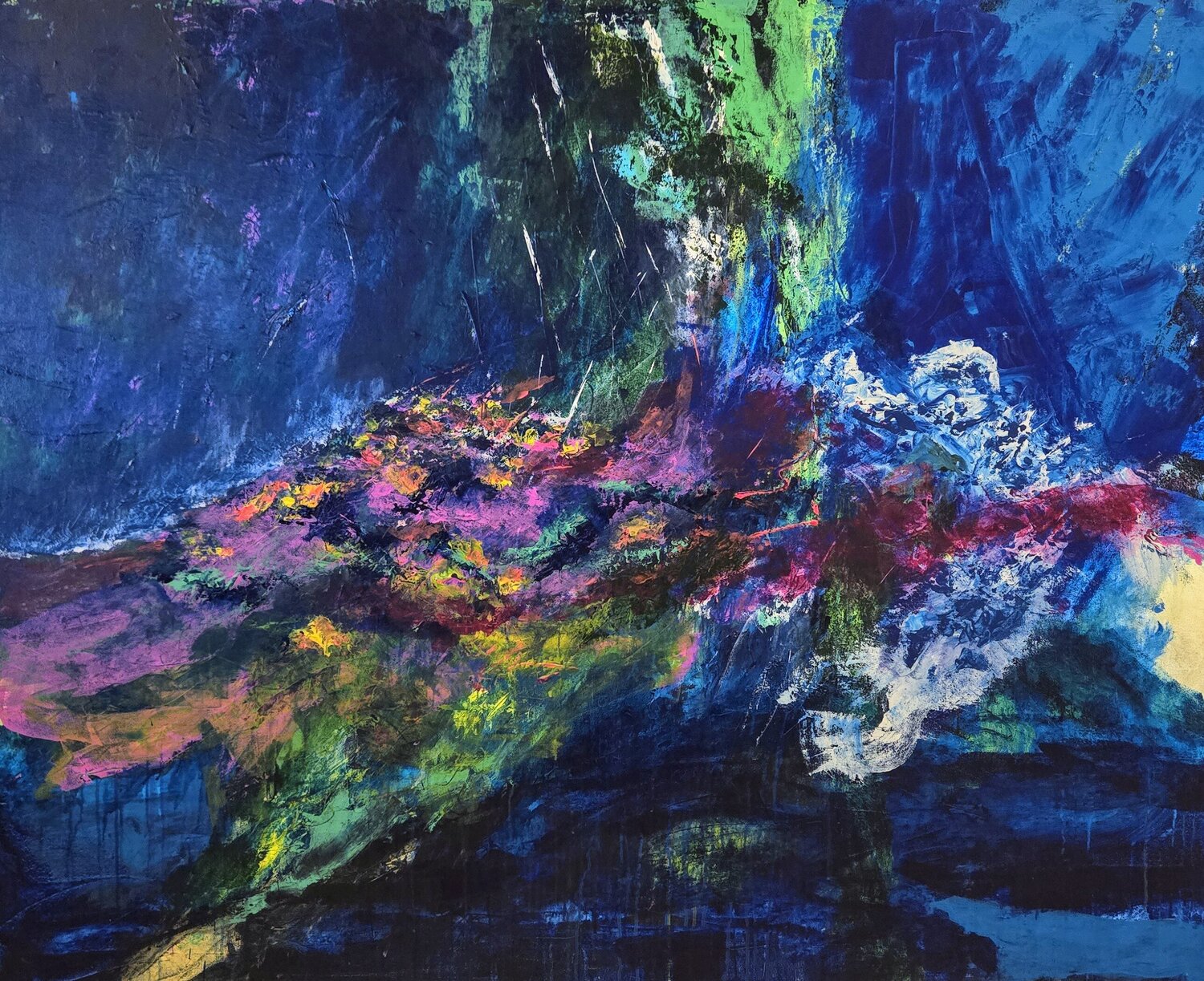Caught in that sensual music Terrence Dean Original painting for sale