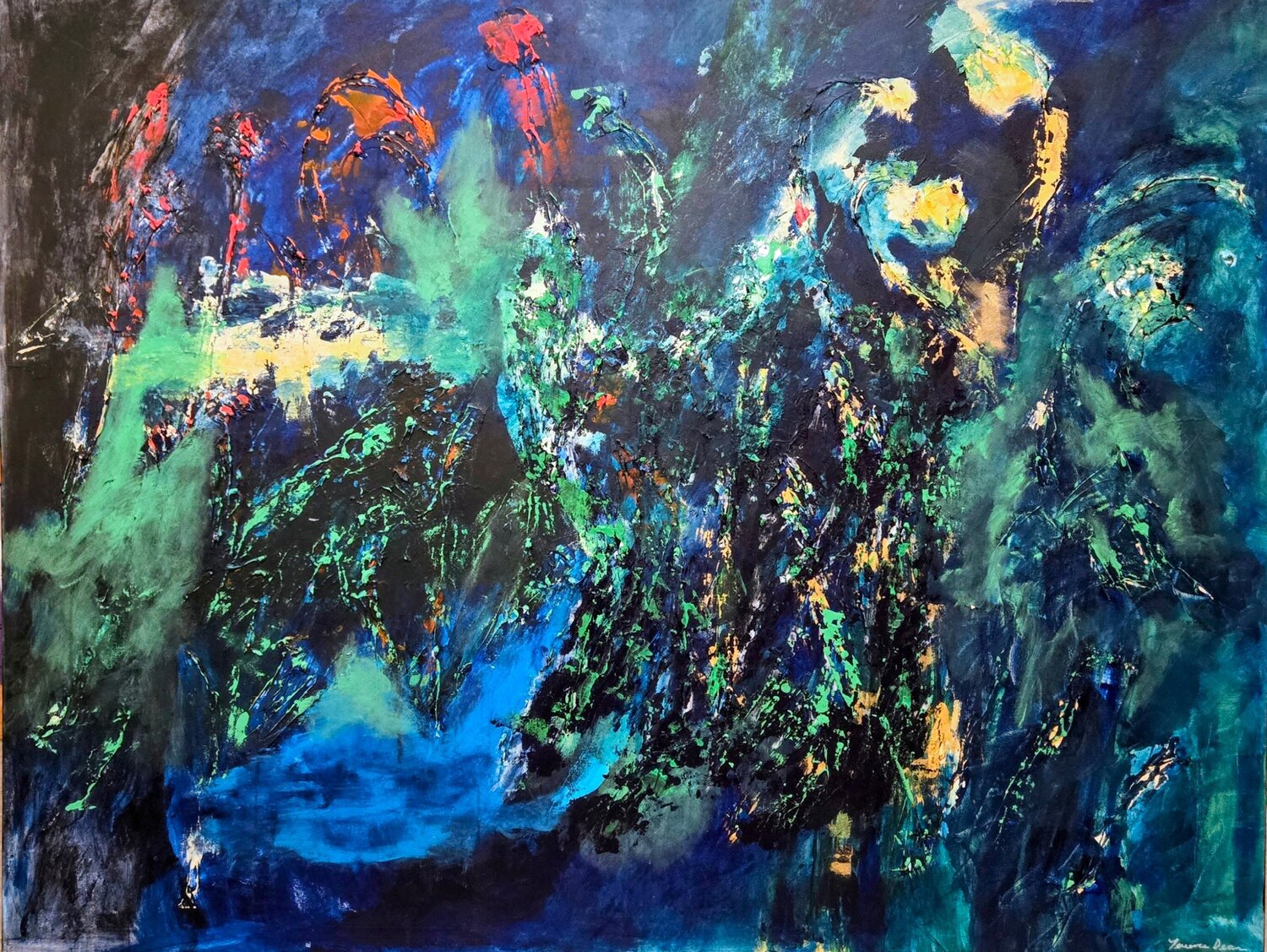 The Dark Forest Terrence Dean Original painting for sale
