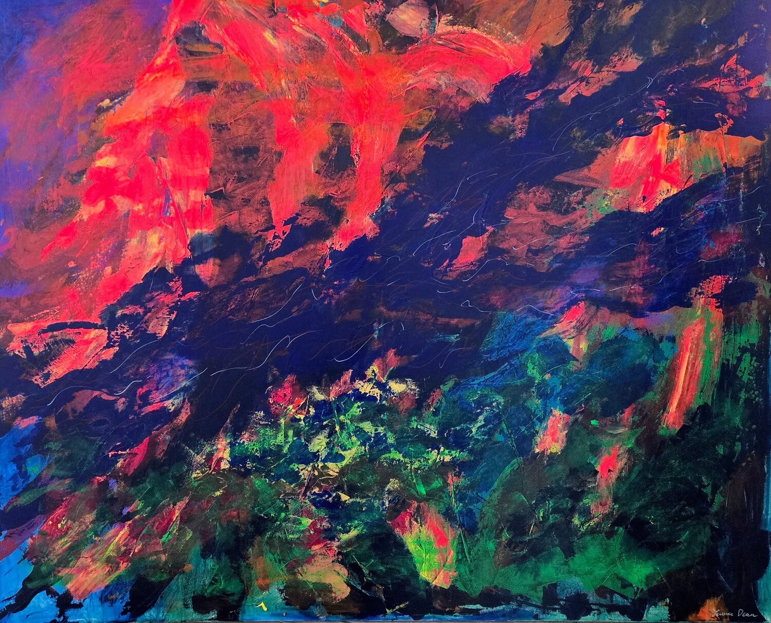Primeval Wind Terrence Dean Original painting for sale