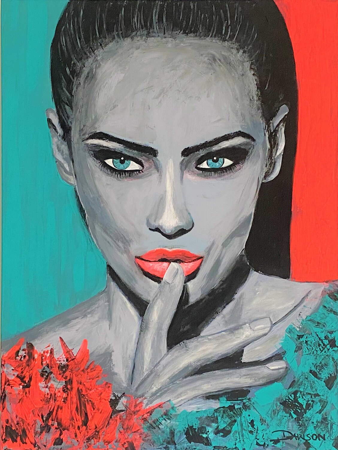 silent Jane Dawson Original painting for sale