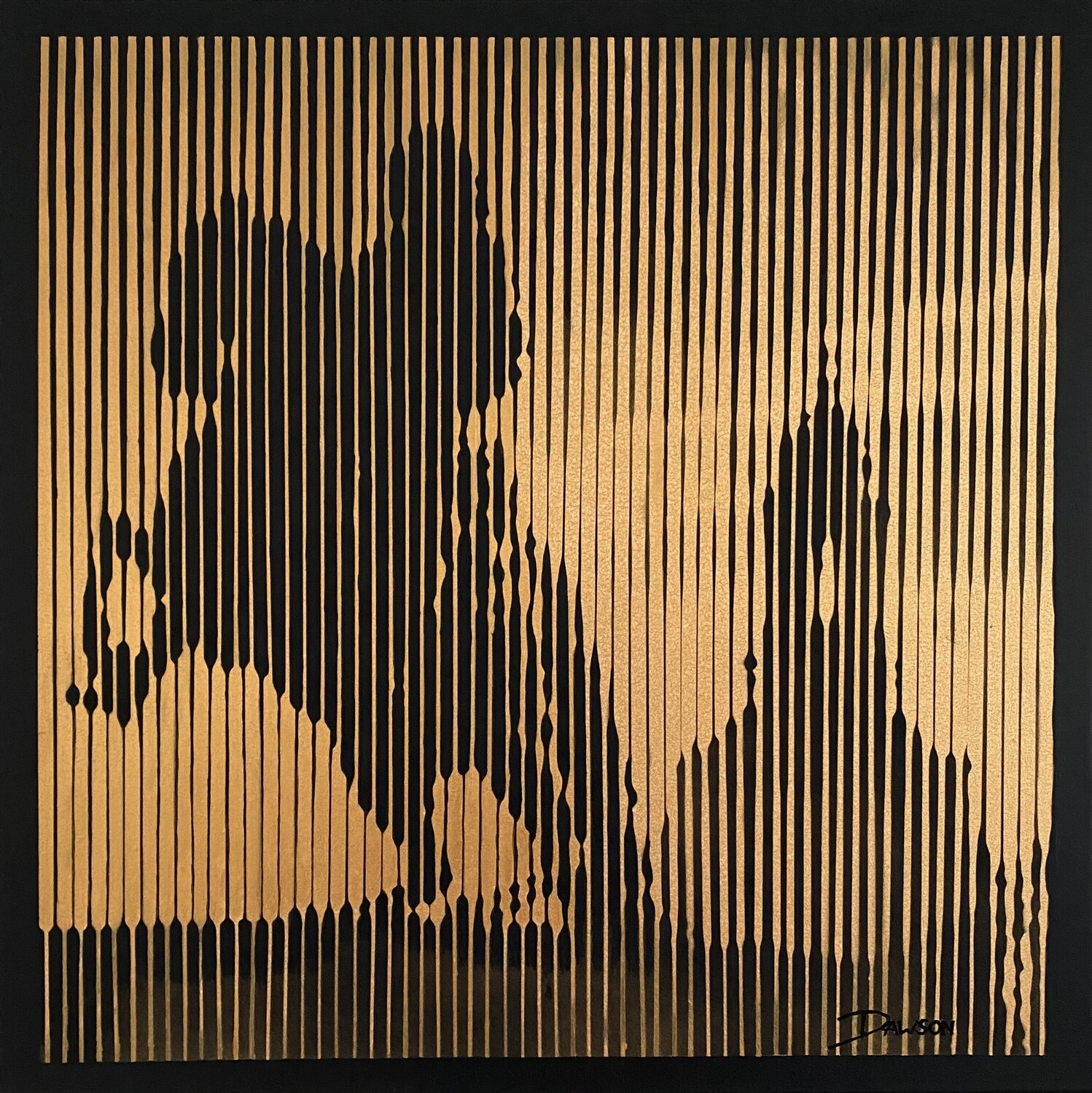 goldenes Dresden Jane Dawson Original painting for sale