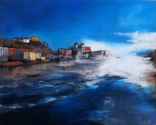 Passau by Christine M., Painting for Sale on Select