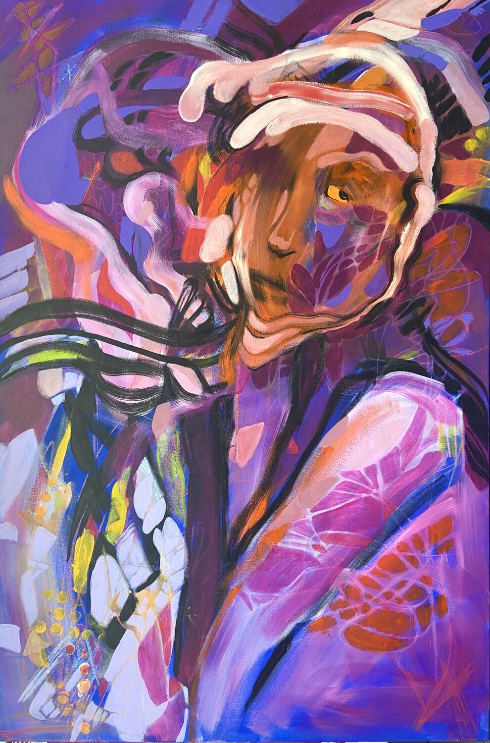 Harvested Words Yulia Ani Original painting for sale