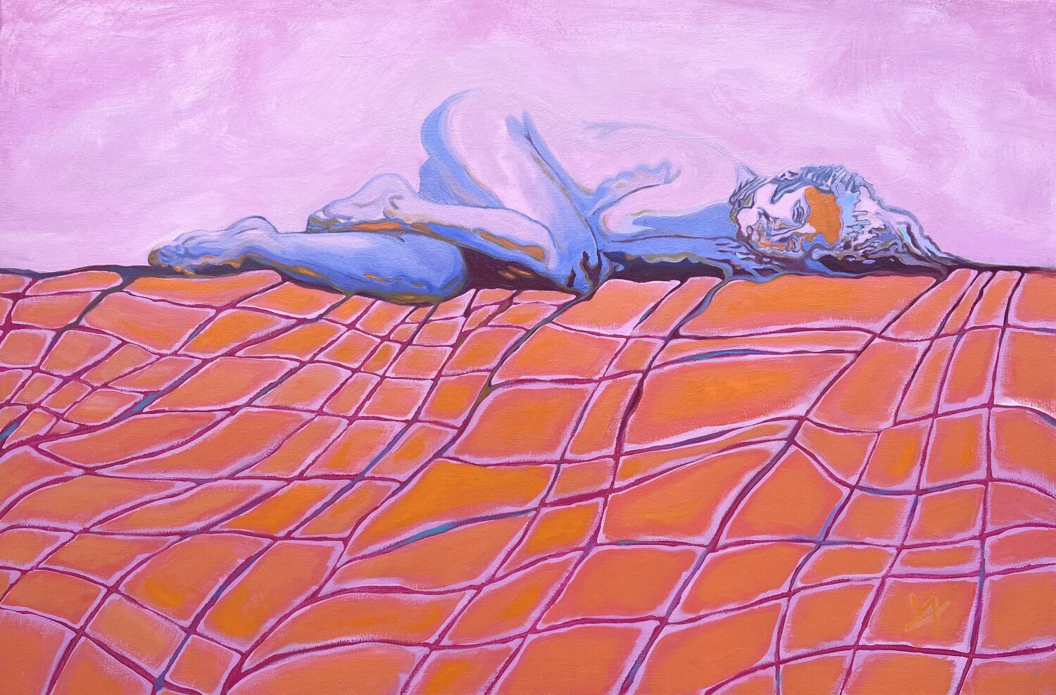 Vulnerable Comfort Yulia Ani Original painting for sale