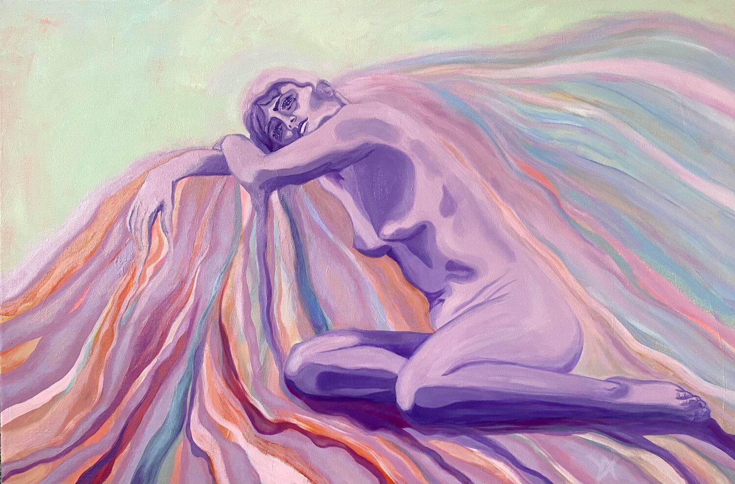 Connecting to the Source Yulia Ani Original painting for sale
