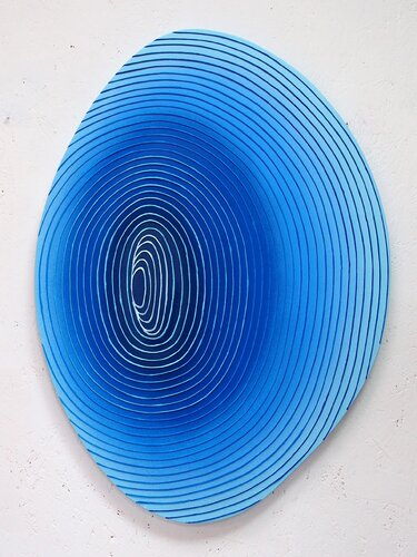 Ondes Ovales #1 by Jeremi Ca, Painting for Sale on Select