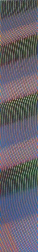 Iridescent lines in verticality by Jeremi Ca, Painting for Sale on Select