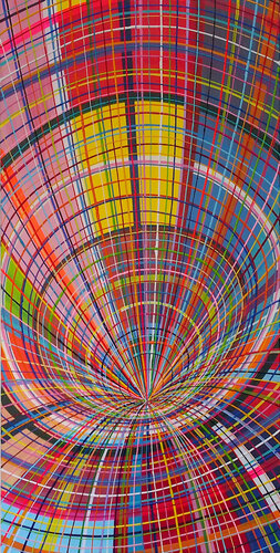 Vortex Vertical by Jeremi Ca, Painting for Sale on Select