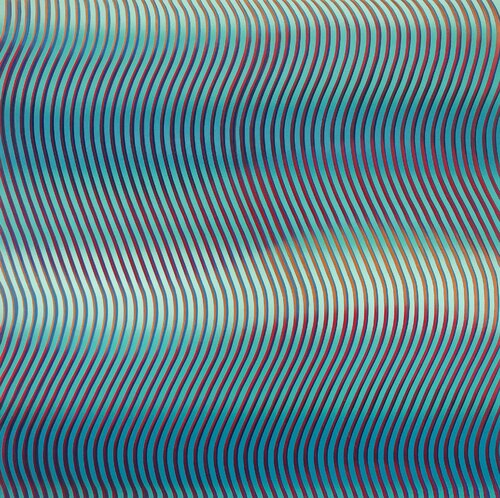 Lignes iridescentes #16 by Jeremi Ca, Painting for Sale on Select