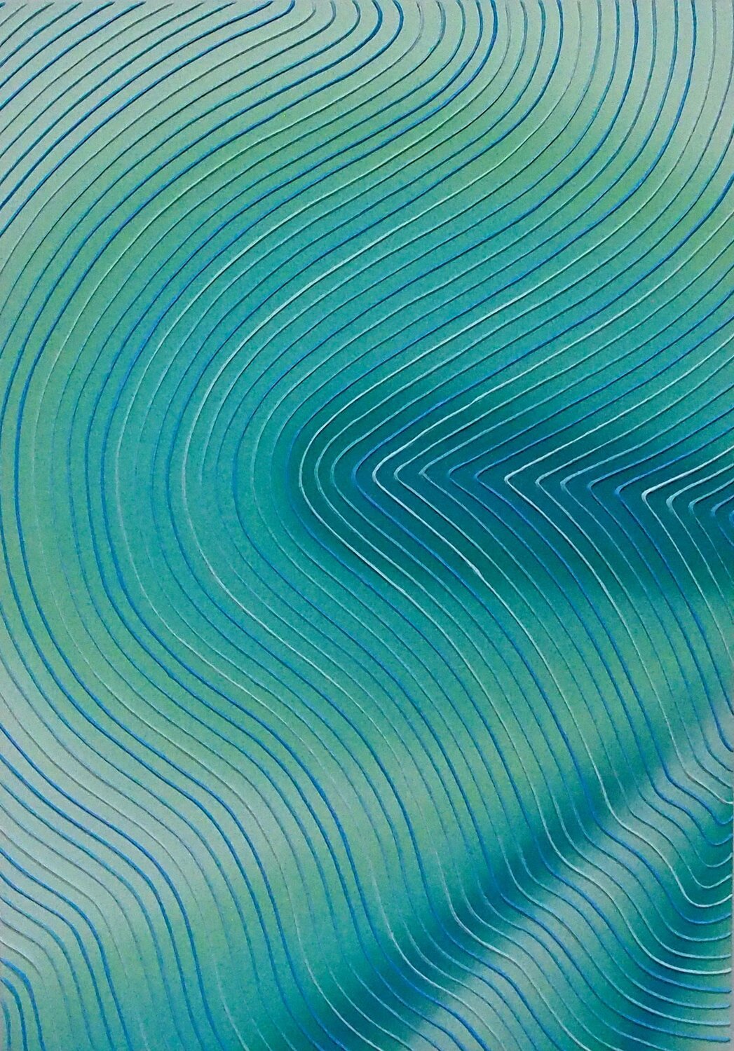 Ondes #4 Jeremi Ca Original painting for sale
