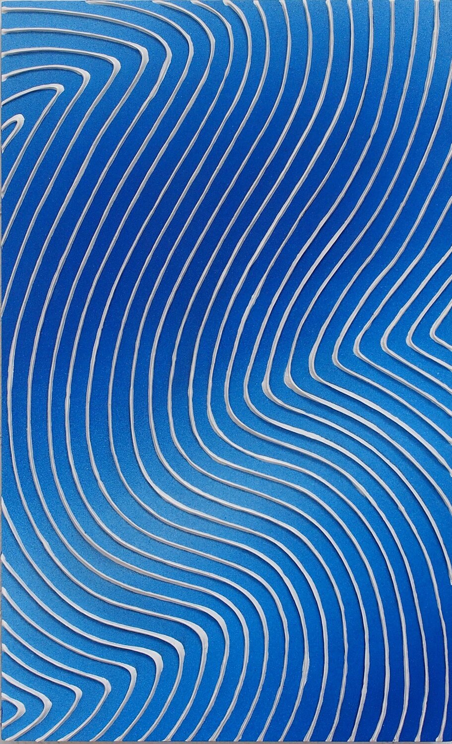 Ondes #4 The blue variation serie Jeremi Ca Original painting for sale