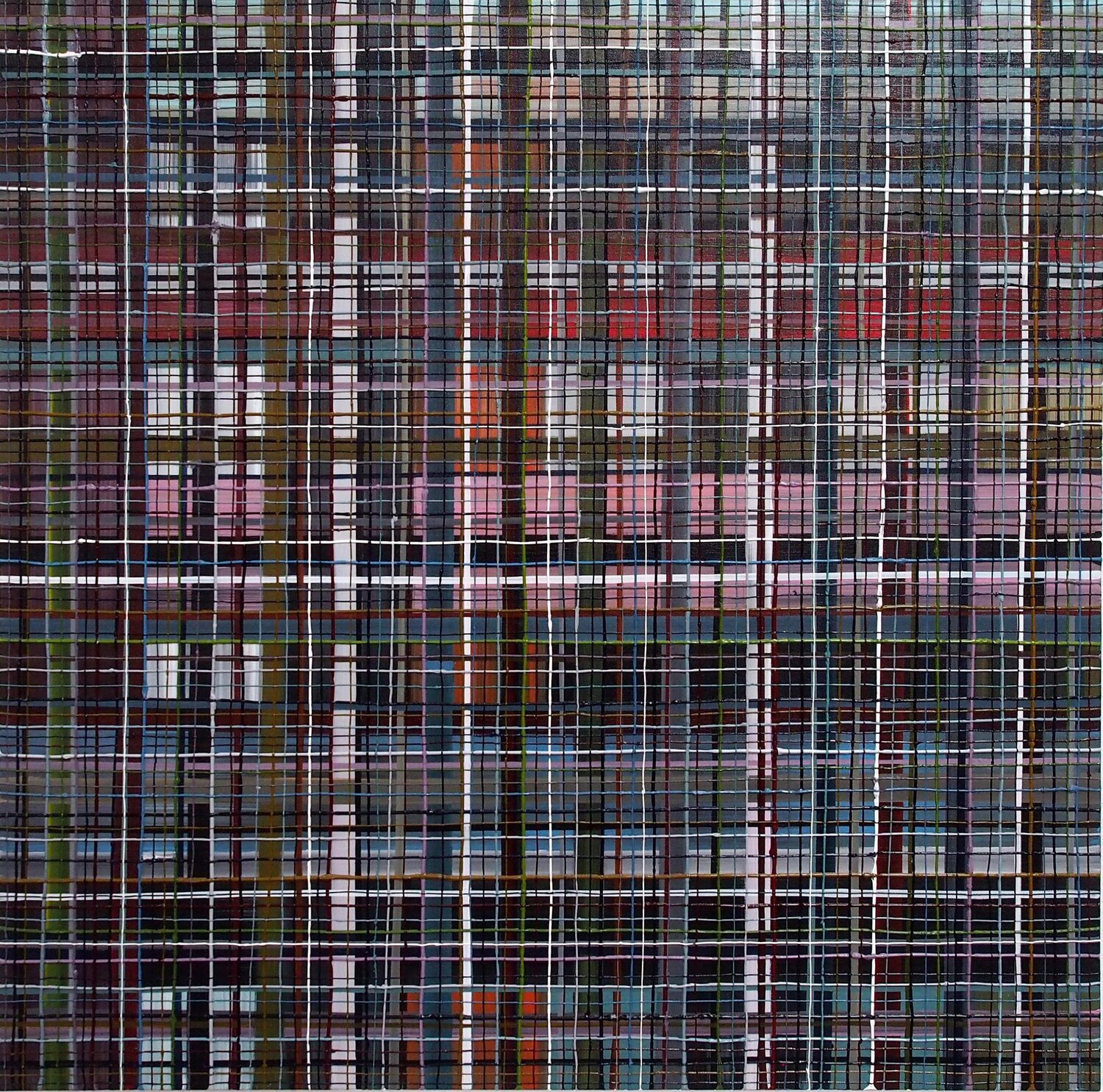 Lines and grey colors Jeremi Ca Original painting for sale