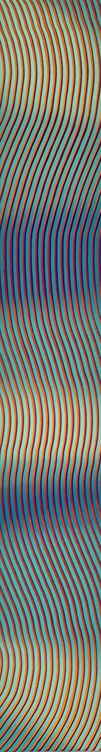 Iridescent Lines in Verticality 230807 Jeremi Ca Original painting for sale