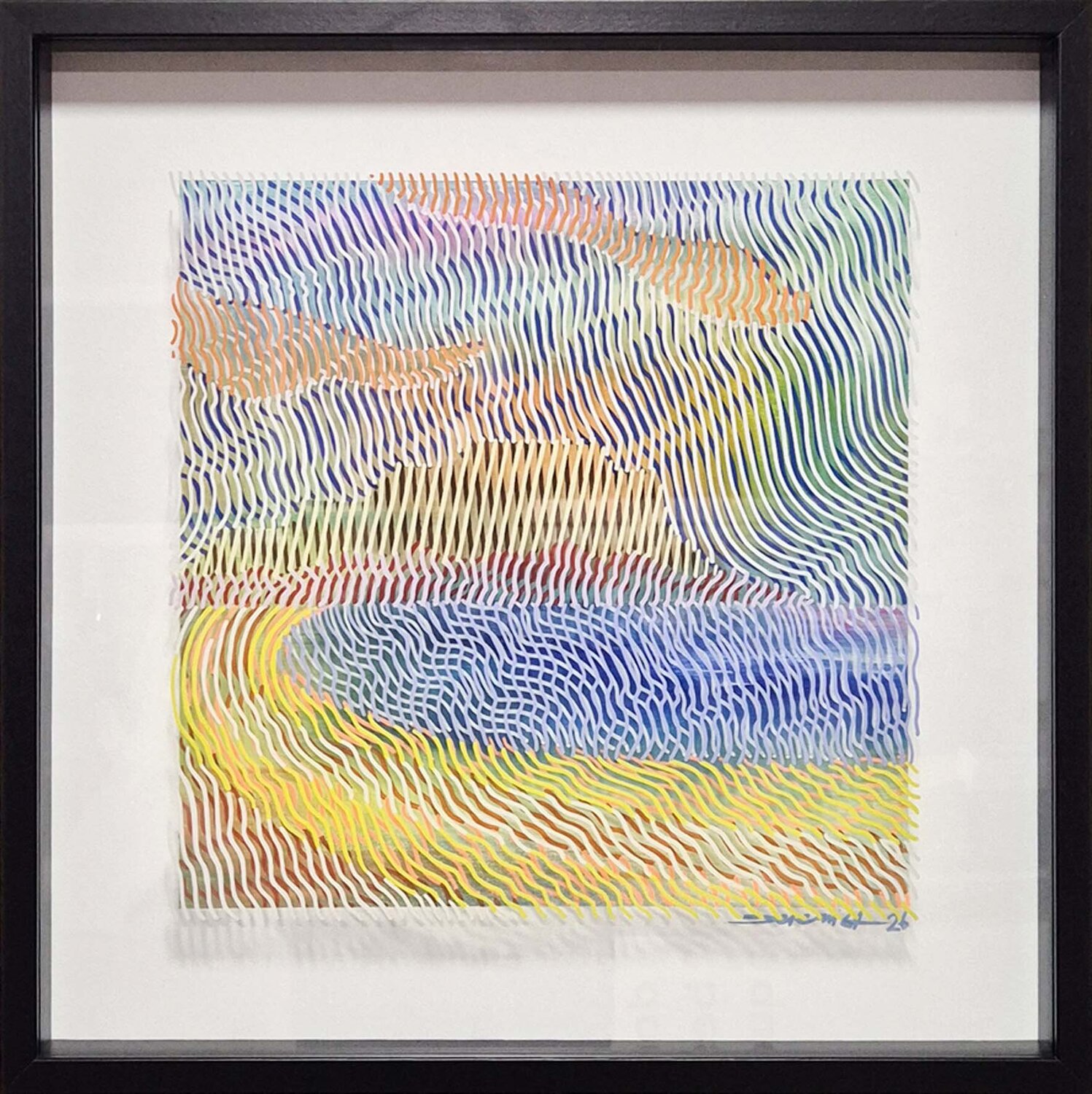 Cinetic Landscape #1 Jeremi Ca Original painting for sale