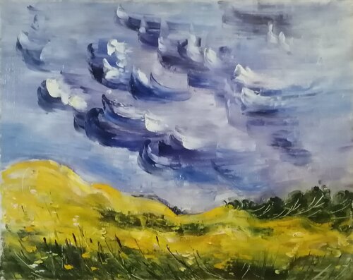 Befor the Storm by Galina Kolomenskaya, Painting for Sale on Select