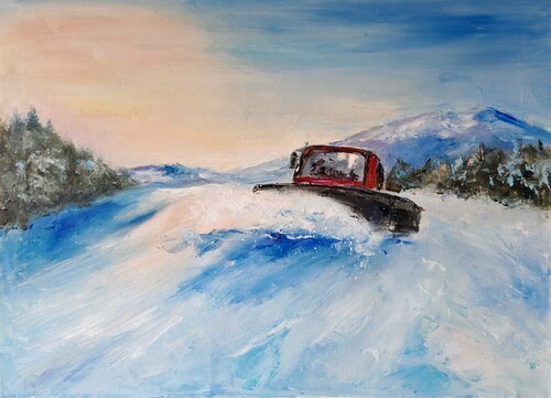 Ratrak by Galina Kolomenskaya, Painting for Sale on Select