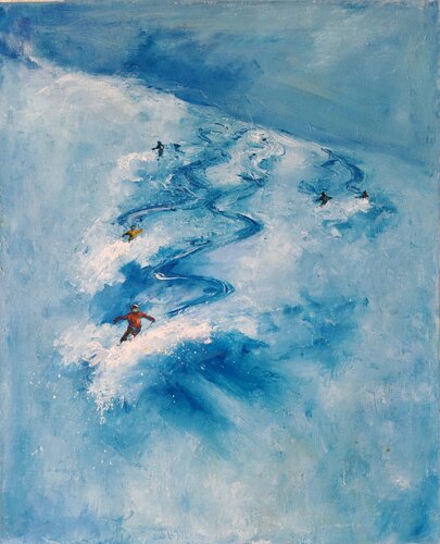 Freeride by Galina Kolomenskaya, Painting for Sale on Select