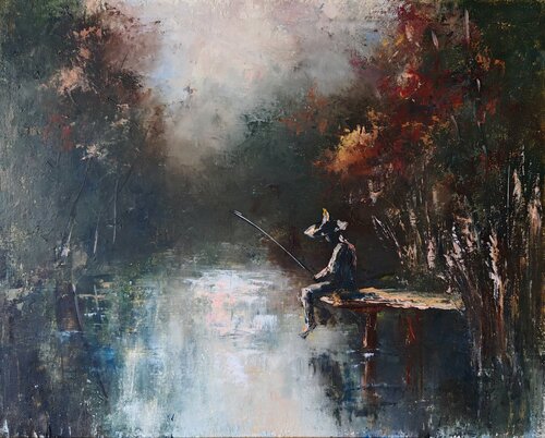 At Early Dawn by Galina Kolomenskaya, Painting for Sale on Select