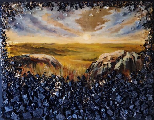 Steppe by Galina Kolomenskaya, Painting for Sale on Select