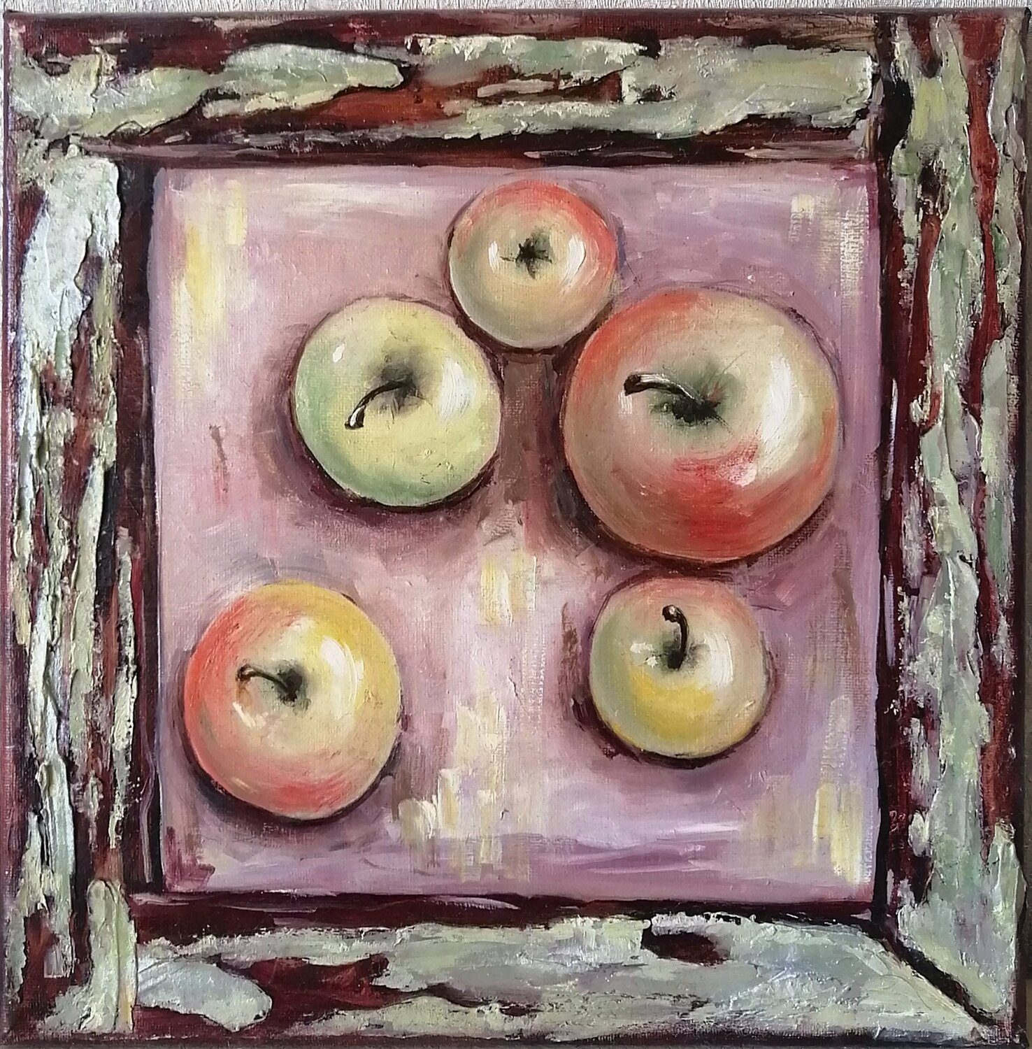 Apples Galina Kolomenskaya Original painting for sale