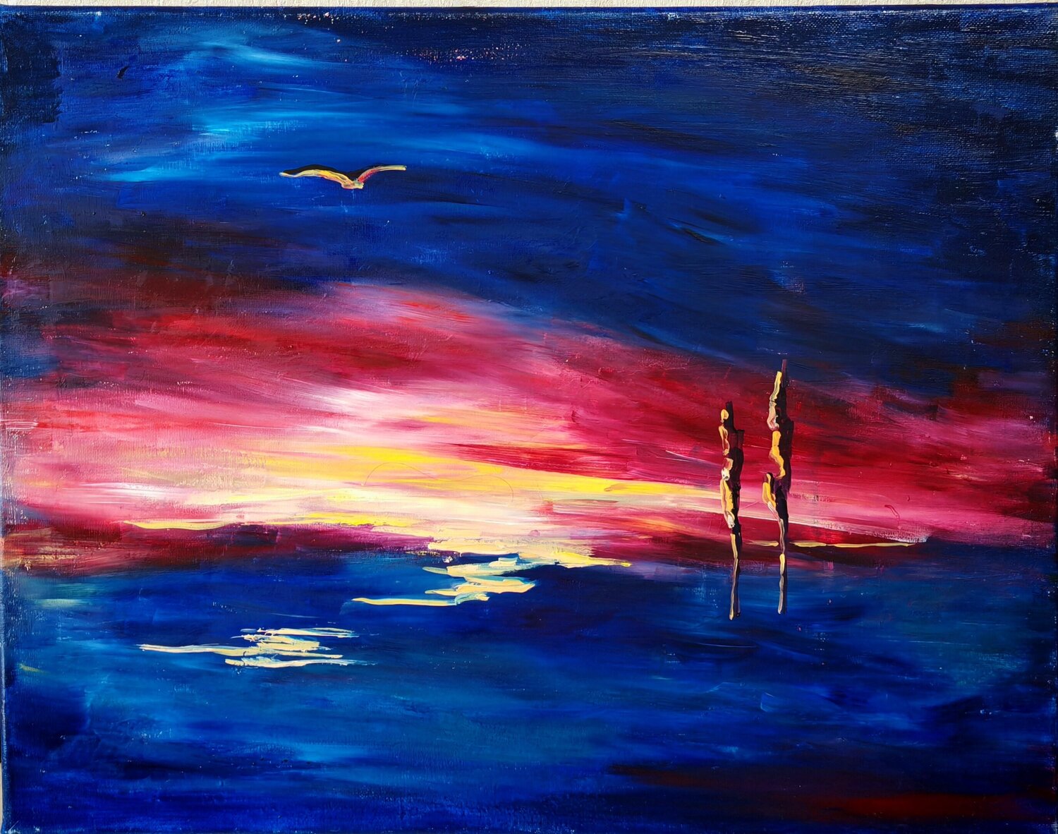 Evening Galina Kolomenskaya Original painting for sale
