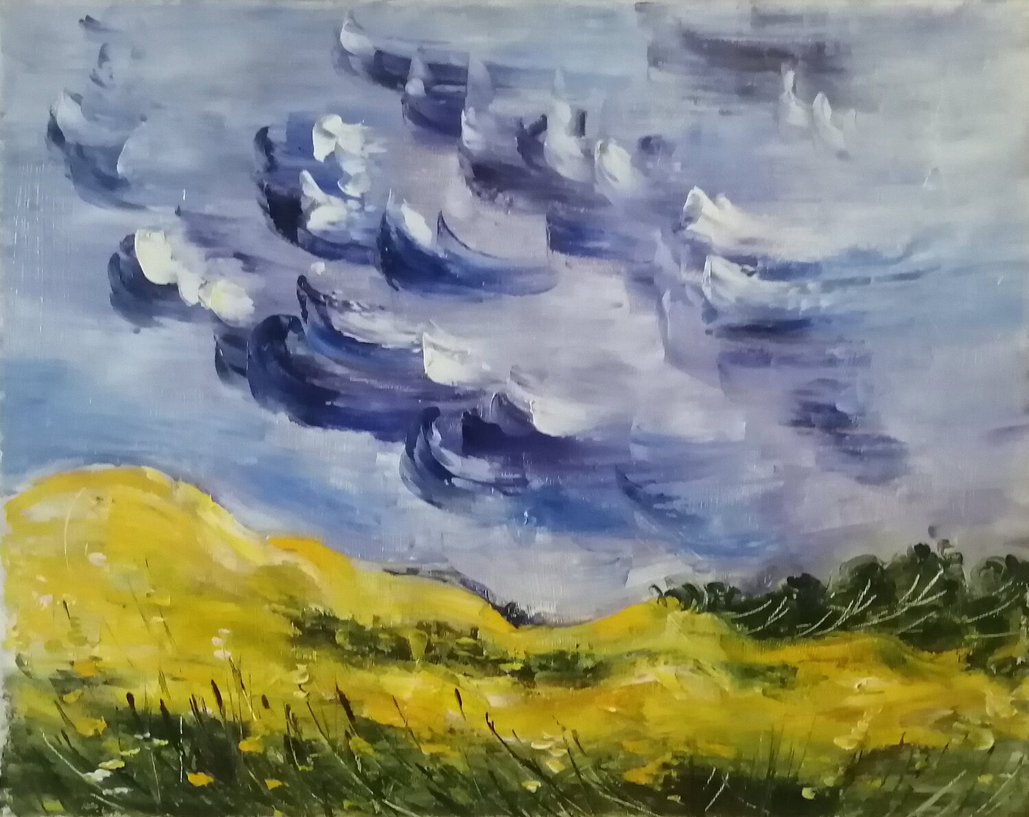 Befor the Storm Galina Kolomenskaya Original painting for sale