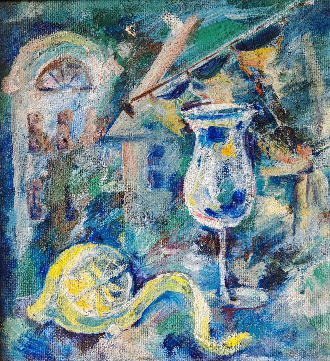 Lemon Scent Galina Kolomenskaya Original painting for sale