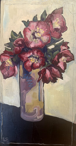 L'ombre douce des Héllébores by LAURE SAIGNE, Painting for Sale on Select