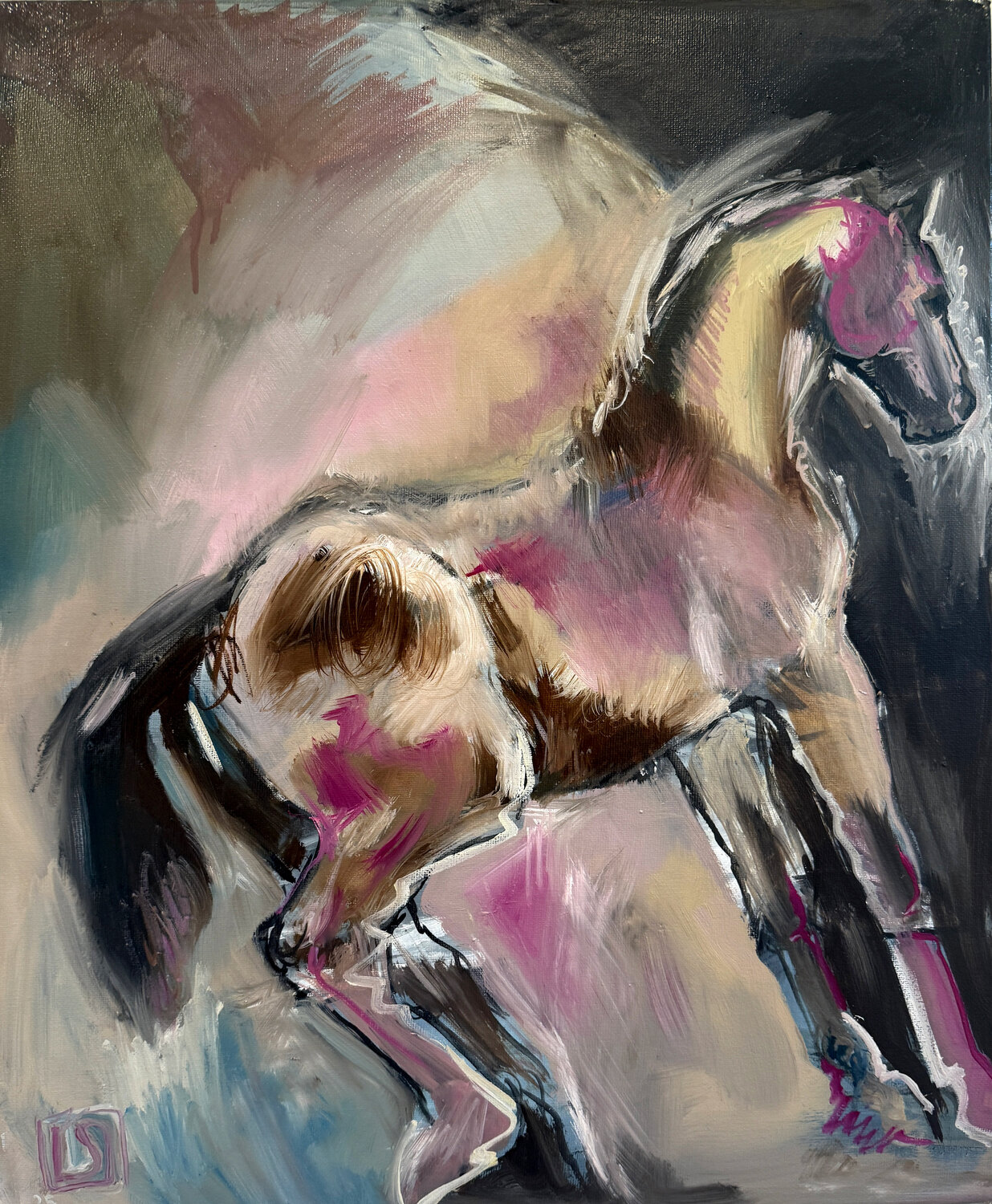 Hâlte LAURE SAIGNE Original painting for sale