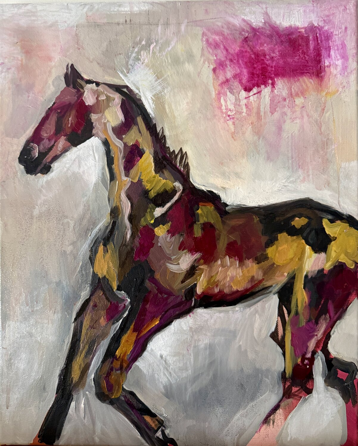 Impulsion LAURE SAIGNE Original painting for sale