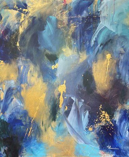 Karibischer Ozean by Ajten Ramadani, Painting for Sale on Select