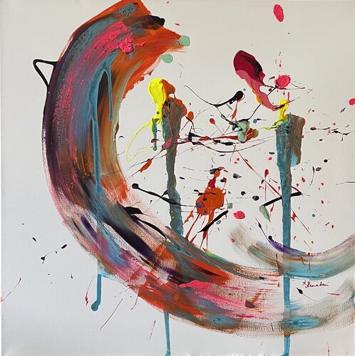 the circle of life by Ajten Ramadani, Painting for Sale on Select