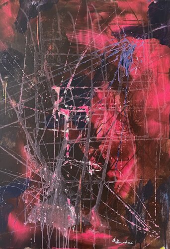 Innerer Aufbruch by Ajten Ramadani, Painting for Sale on Select