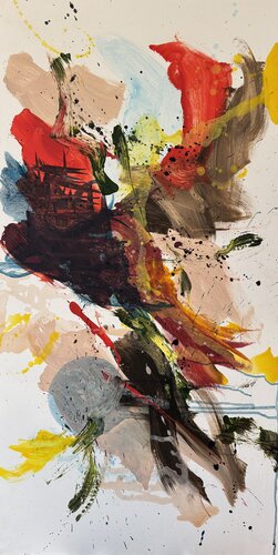 Echo des Ungezähmten by Ajten Ramadani, Painting for Sale on Select